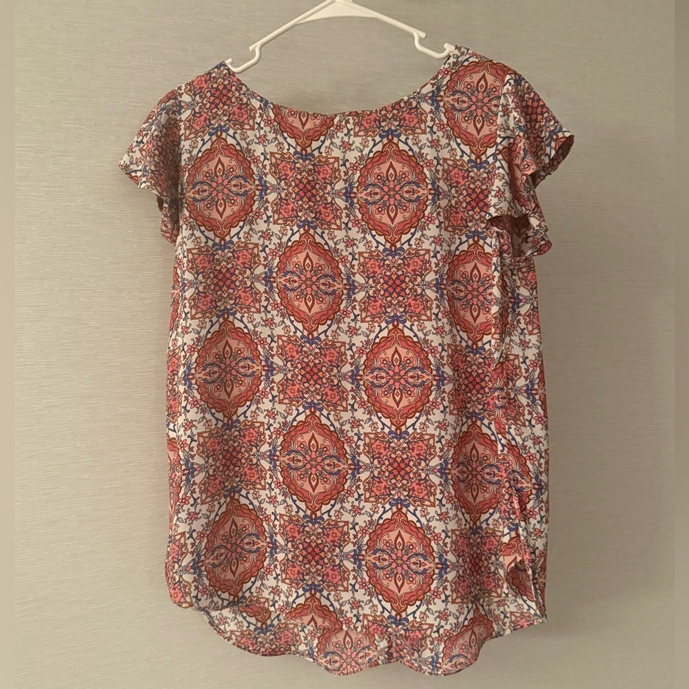 LOFT Floral Patterned Women's Top